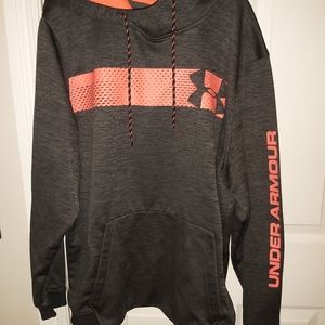 Under Armour Gray with pink/orange accents